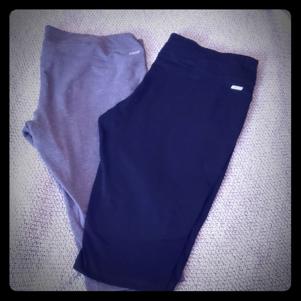 Plus Size Capris Danskin XXL Black and Gray